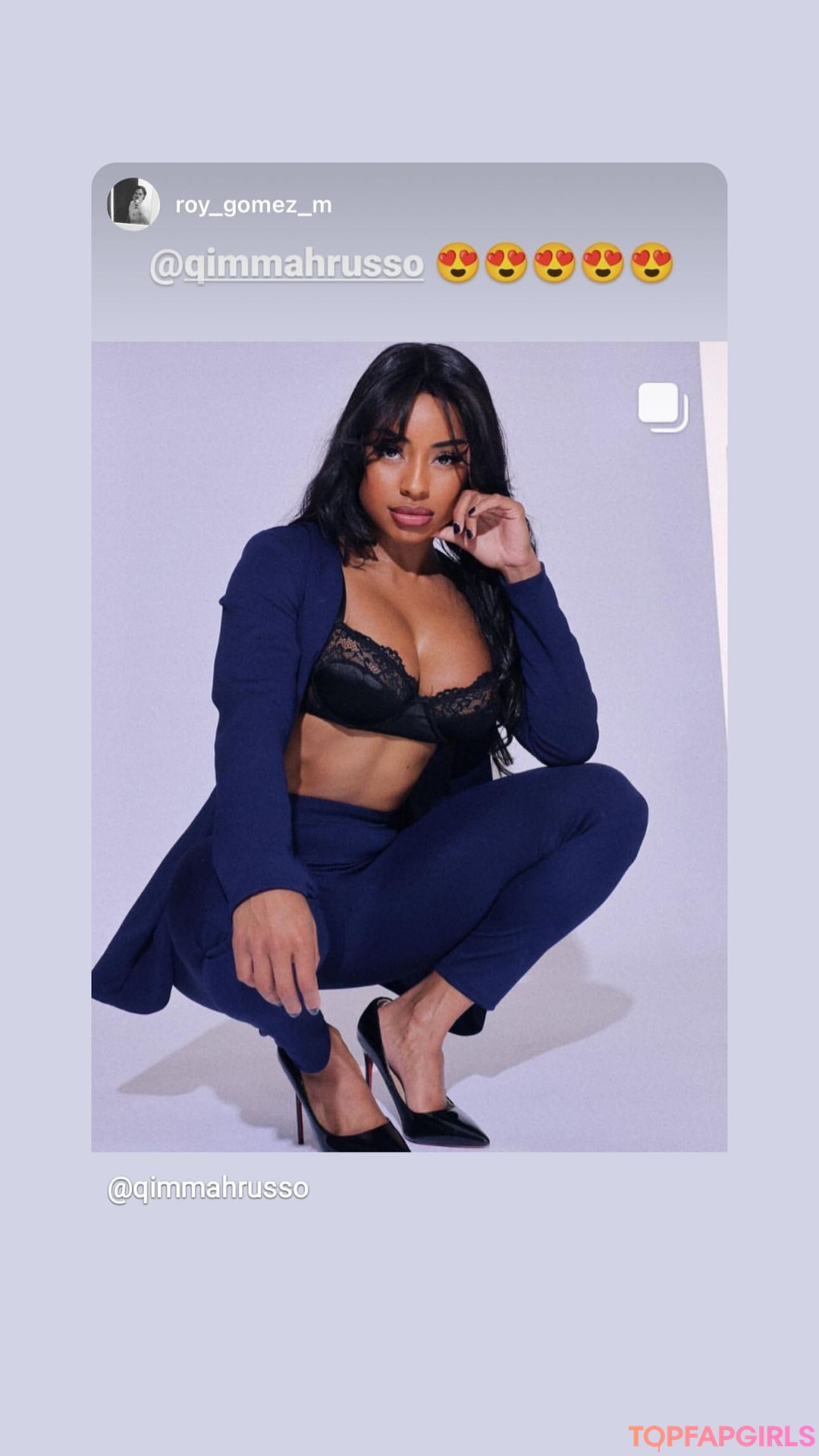 Naken lekkede OnlyFans-bilde av Qimmah Russo #602