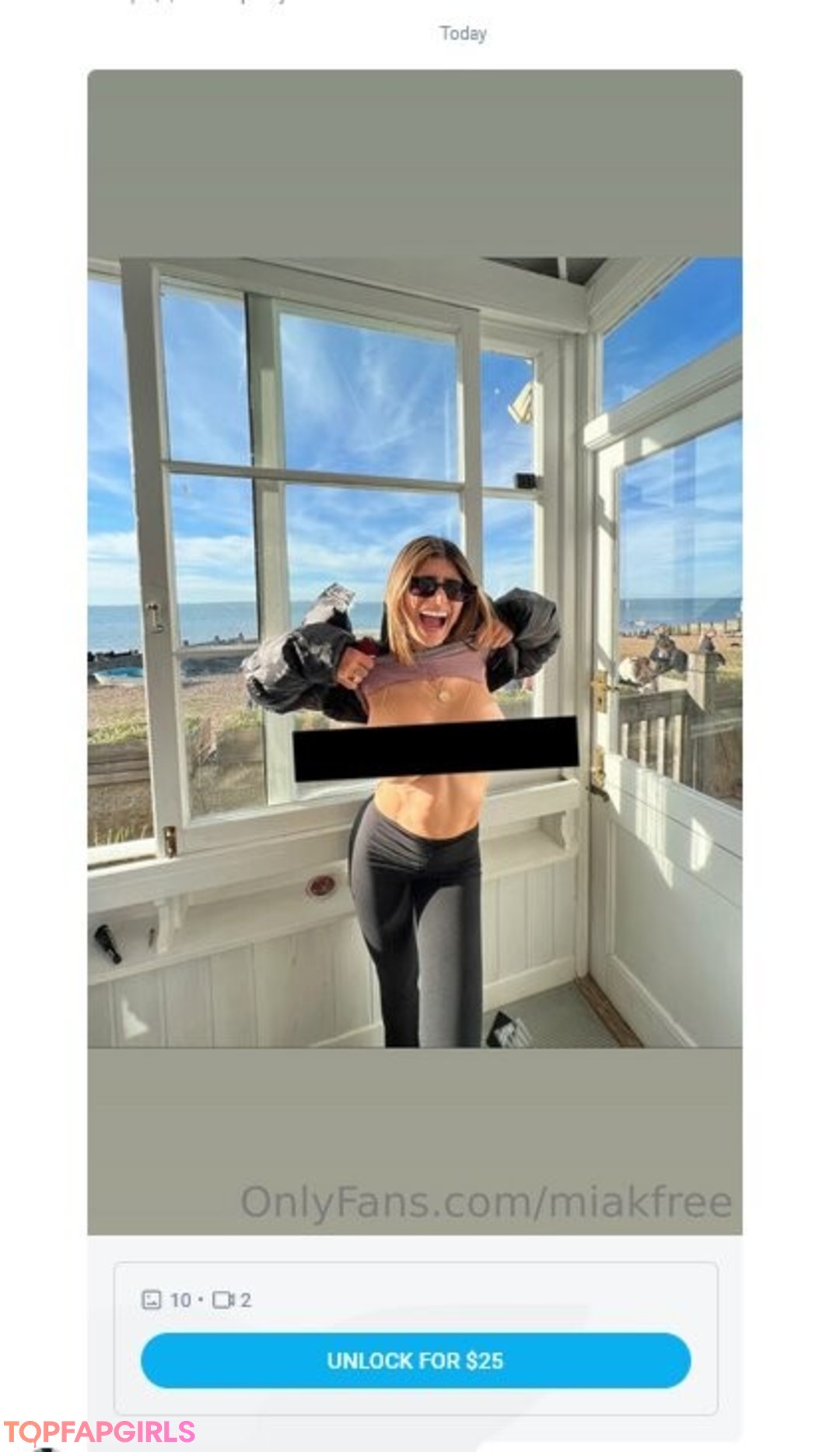 Naken lekkede OnlyFans-bilde av Mia Khalifa #1442