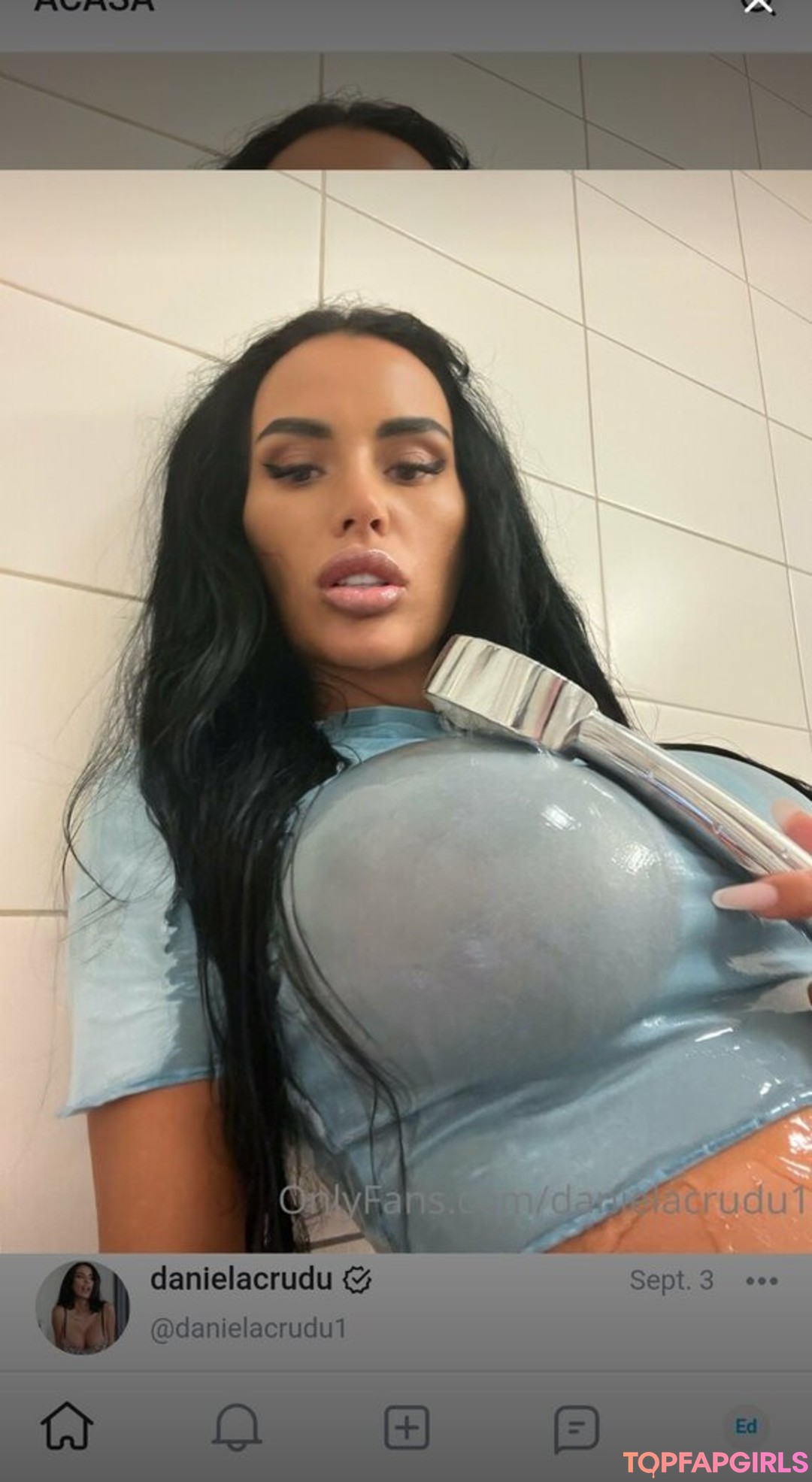 Naken lekkede OnlyFans-bilde av Daniela Crudu #59