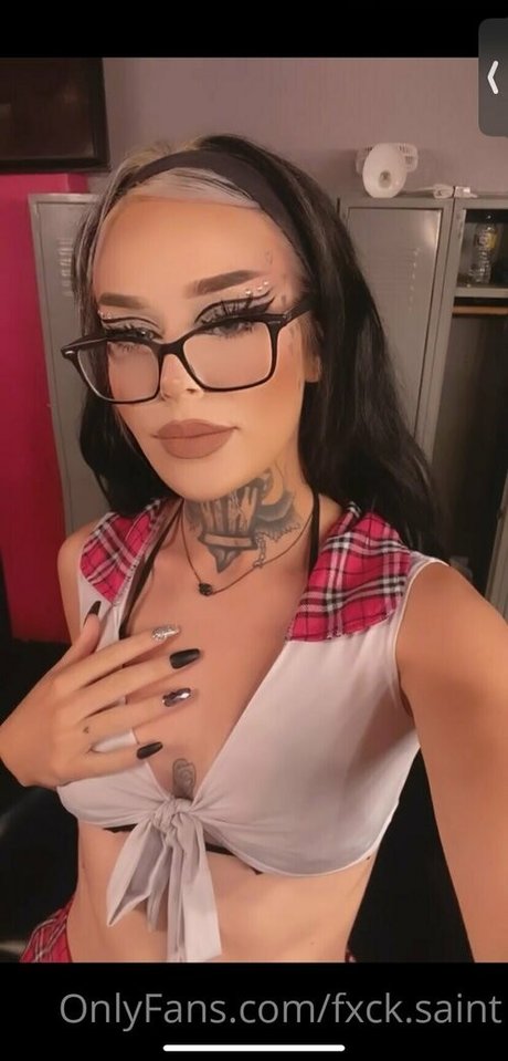 Naken läckt OnlyFans-bild av Fxcksaint