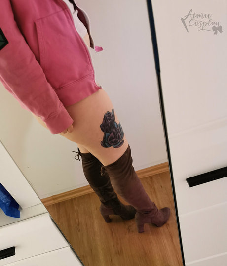 Naakte gelekte OnlyFans-foto van Aimufreelia