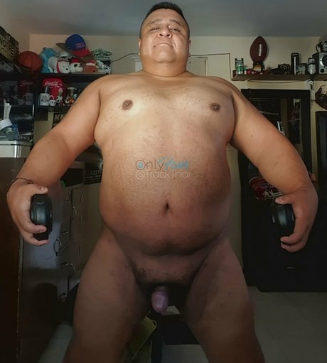 Naken lekkede OnlyFans-bilde av Trackthor