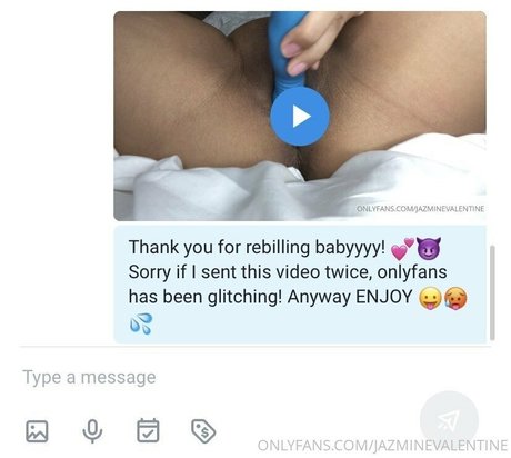 Naken läckt OnlyFans-bild av Jazminevalentine