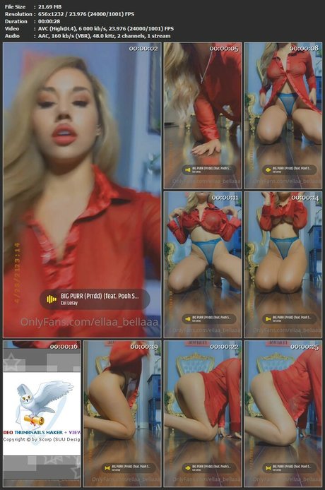 Ellaa Bellaaa OnlyFans泄露裸照