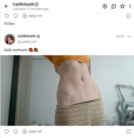 Naken lekkede OnlyFans-bilde av Calithilneth