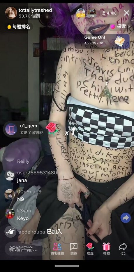 Nacktes geleaktes OnlyFans-Foto von Tottallytrashed
