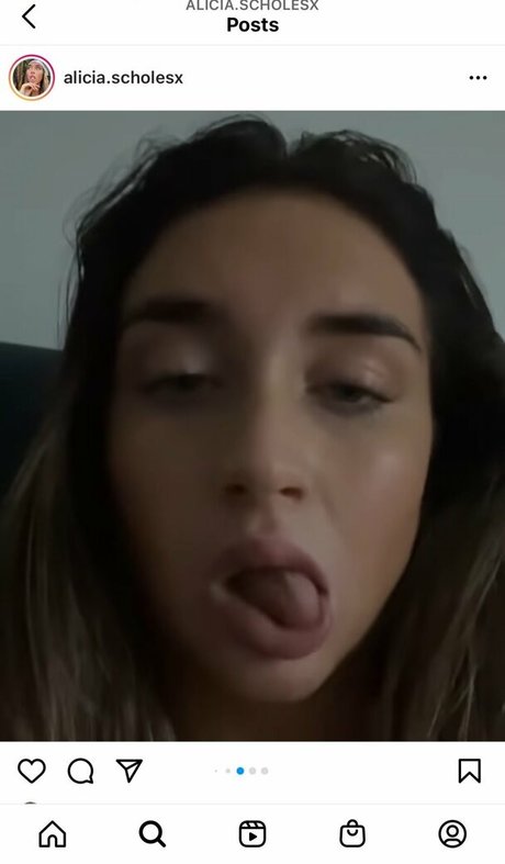 Nøgent lækket OnlyFans-billede af Alicia Scholes
