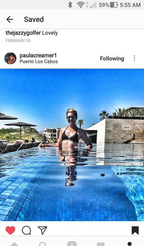 Nahá fotka uniklých OnlyFans od Paula Creamer