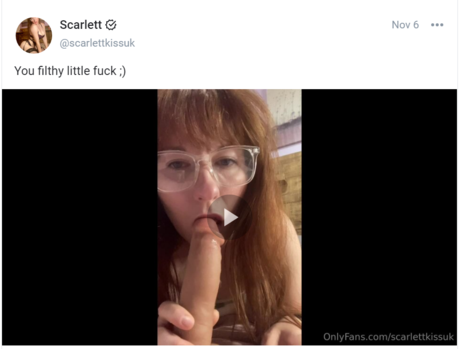 Обнаженная фотография утечки OnlyFans от Scarlett Kiss