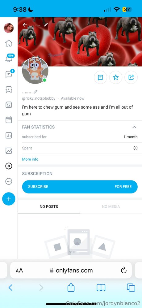 Alasti lekkinud OnlyFans-i pilt Jordynblanco2