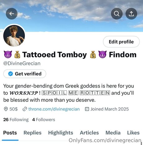 Divinegrecian  nude leaked OnlyFans photo