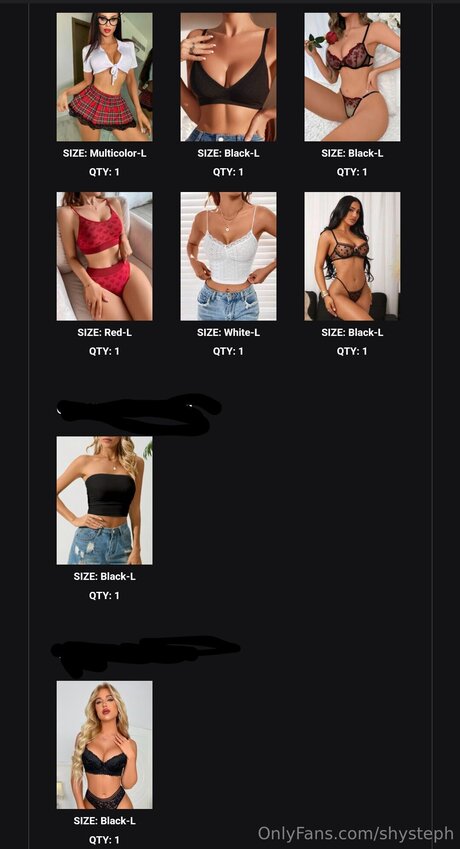 Foto nua vazada do OnlyFans de Shysteph