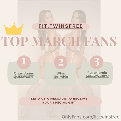Naken läckt OnlyFans-bild av Fit Twinsfree