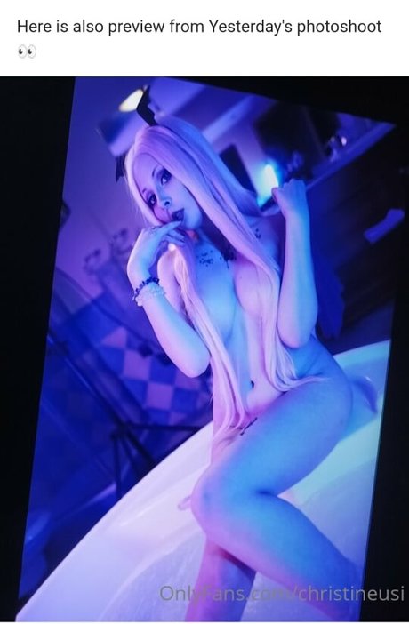 Обнаженная фотография утечки OnlyFans от Christine Usi