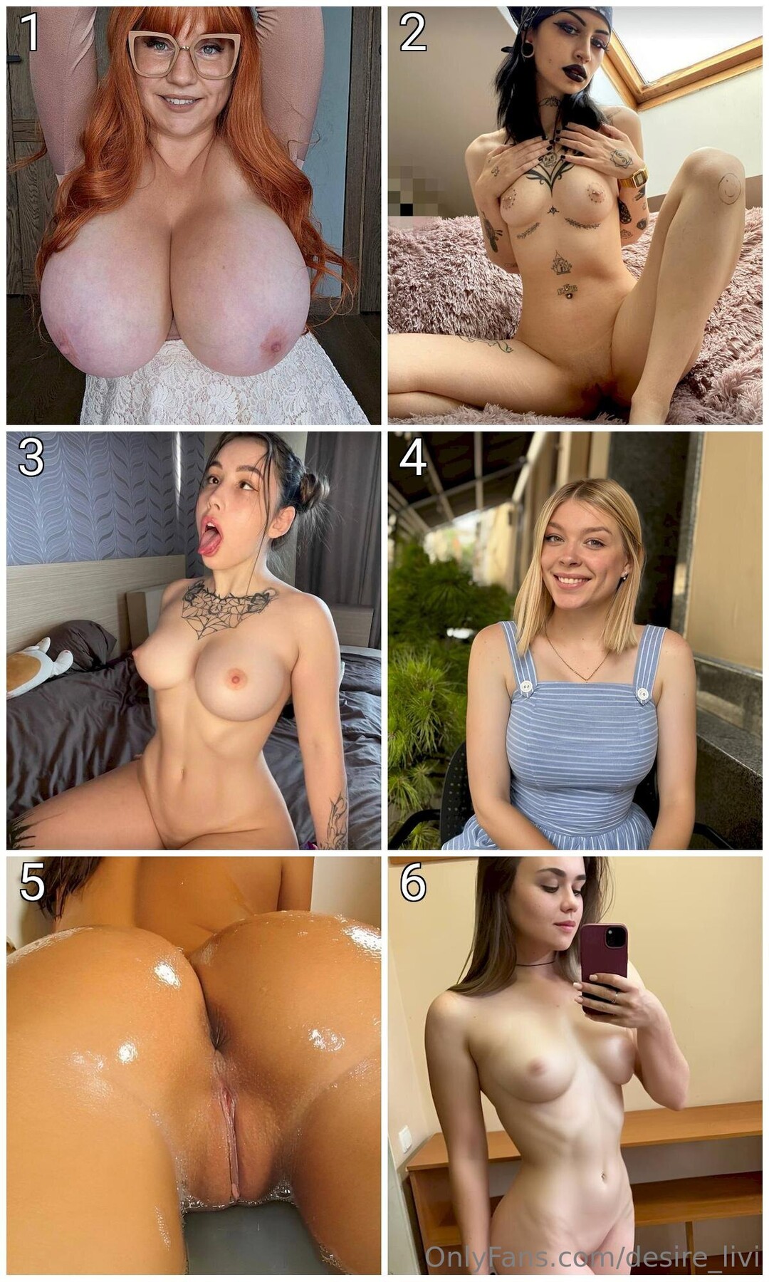 Обнаженная фотография утечки OnlyFans от Desire Livi #164