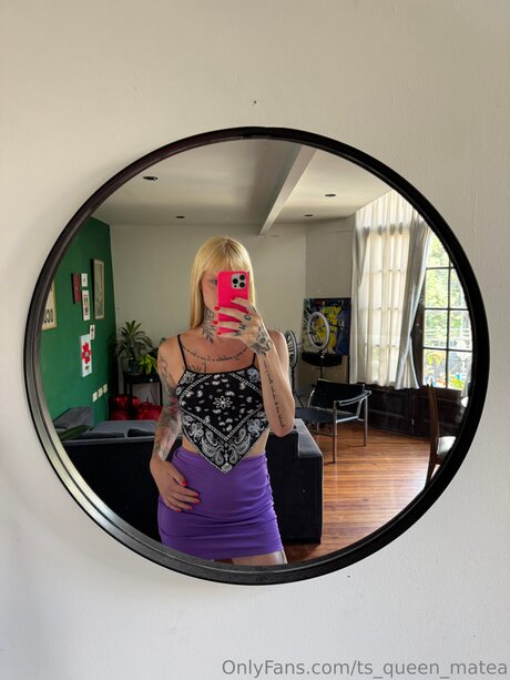 Nahá fotka uniklých OnlyFans od Ts Queen Matea