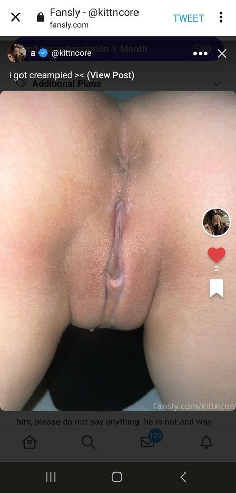 Nahá fotka uniklých OnlyFans od Kittncore