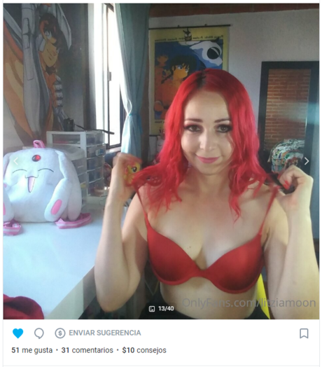 Foto nua vazada do OnlyFans de Litzia Moon