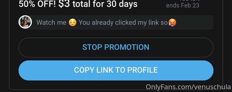 Foto di nudo di fuga di OnlyFans di Venuschula
