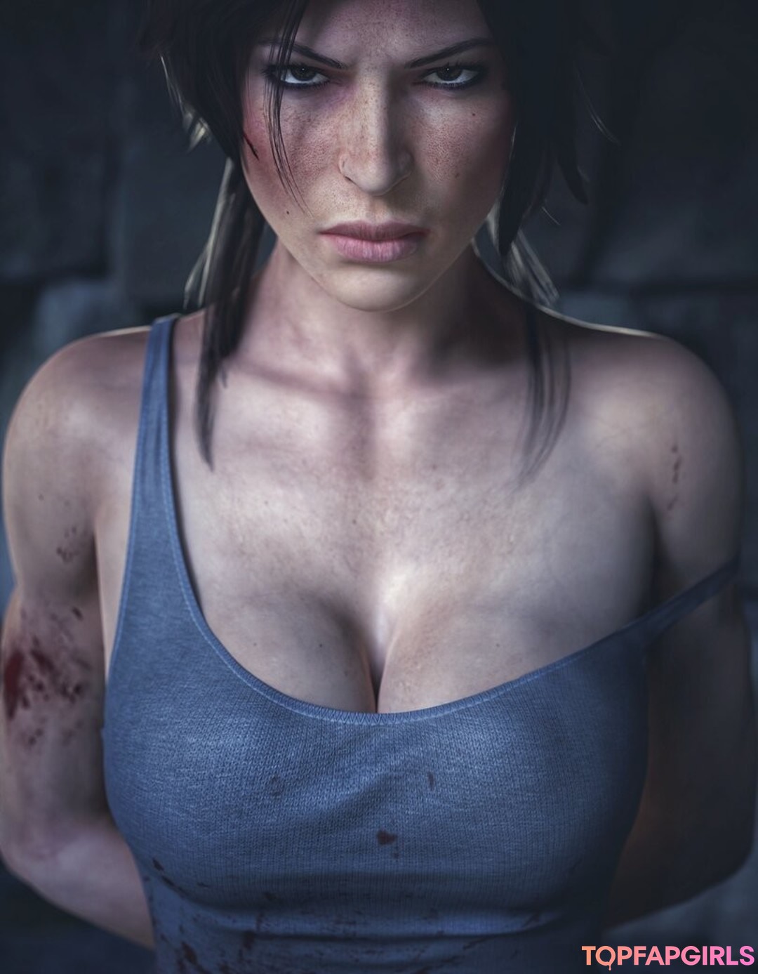 Naken läckt OnlyFans-bild av Tomb Raider Lara Croft #1400