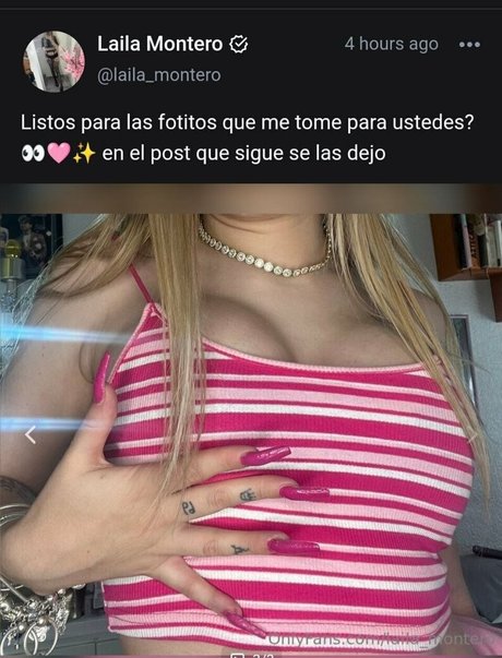 Naken lekkede OnlyFans-bilde av Lailamontero