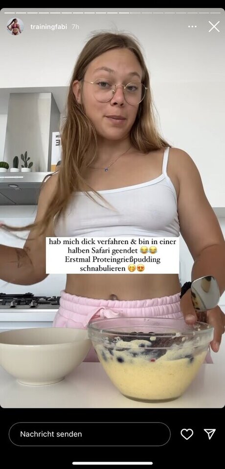 Naken läckt OnlyFans-bild av Trainingfabi