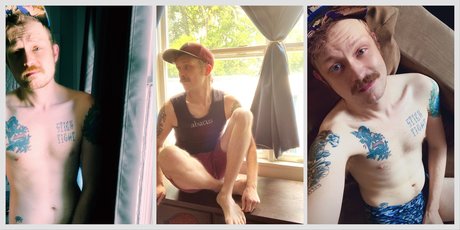 Naken läckt OnlyFans-bild av Mat Rhodus