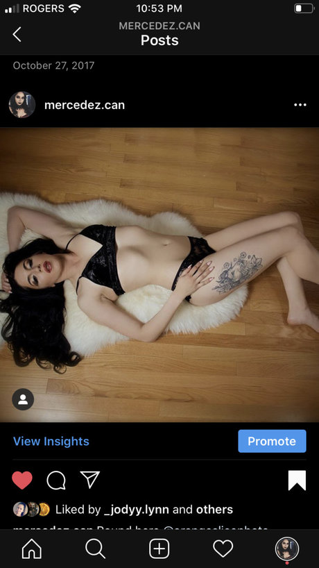 Nahá fotka uniklých OnlyFans od Mercedez