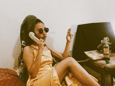 Naken lekkede OnlyFans-bilde av Naomi Thunder