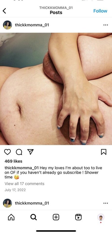Nahá fotka uniklých OnlyFans od Thickkmomma01