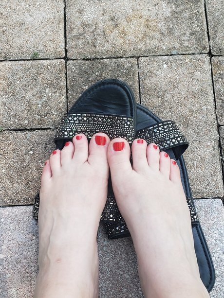 Naken läckt OnlyFans-bild av Pretty Feet Magic