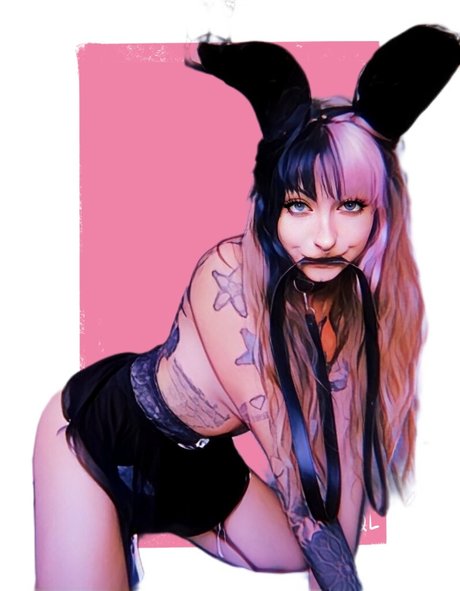 Naken läckt OnlyFans-bild av Blackladyrabbit
