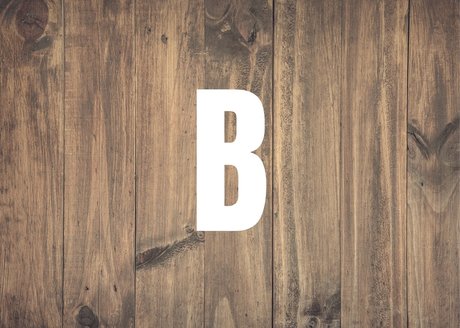 B