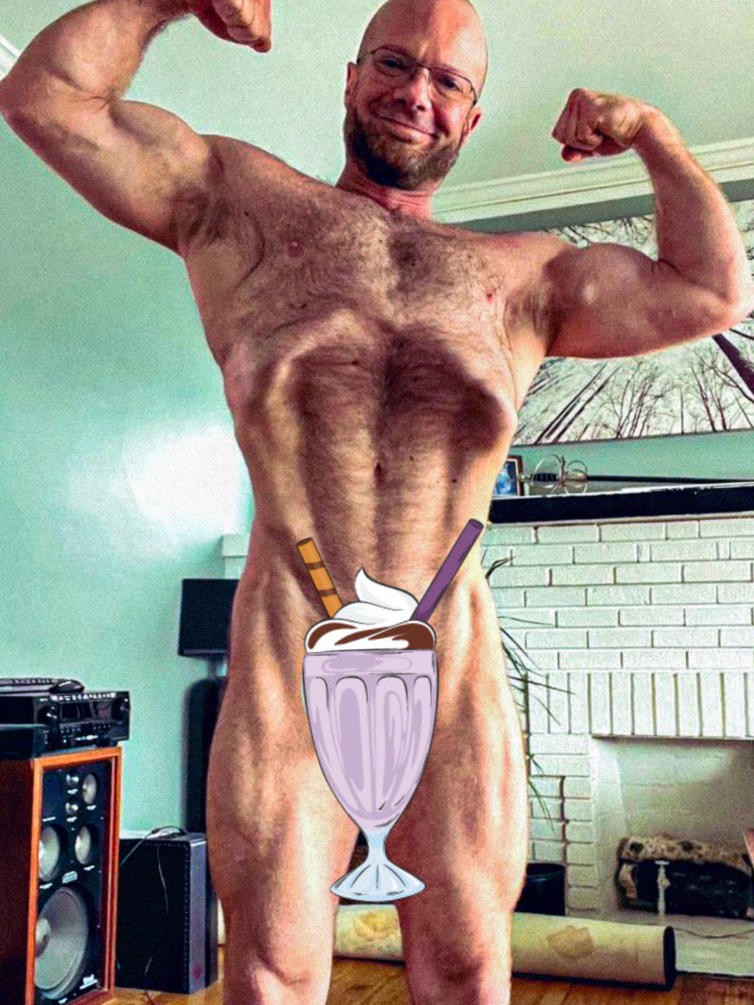 Alasti lekkinud OnlyFans-i pilt Musclebull #1