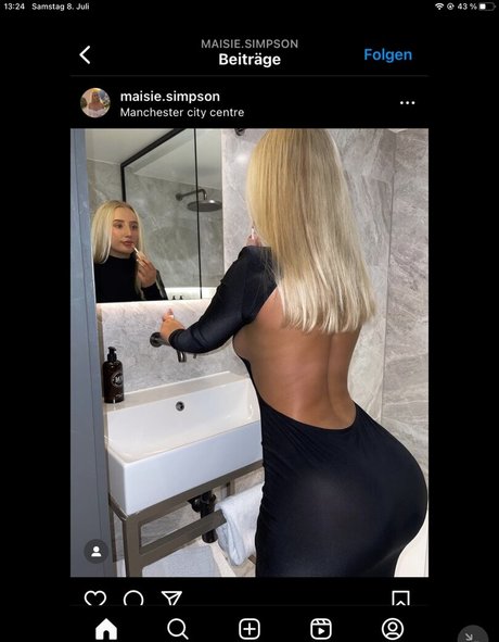 Nagie wyciekłe zdjęcie OnlyFans od Maisie Simpson