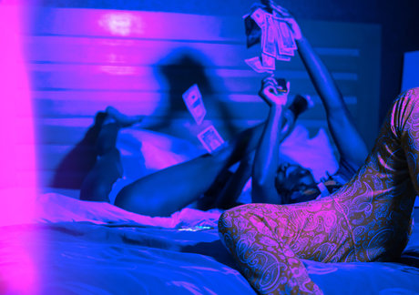 Naken läckt OnlyFans-bild av Big Wavy