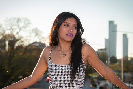 Naakte gelekte OnlyFans-foto van Oriana Romero