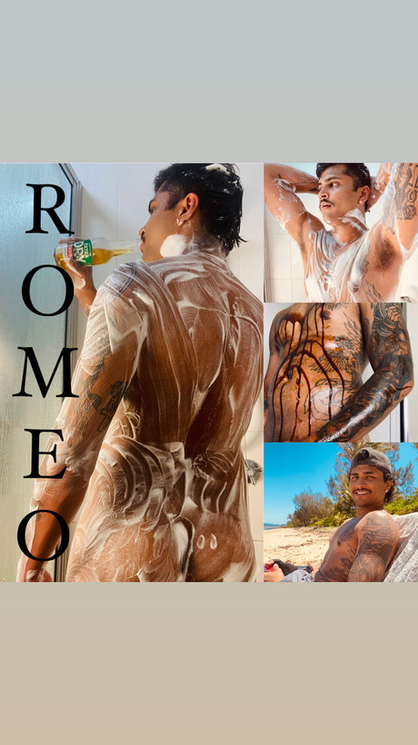 Naken läckt OnlyFans-bild av Romeo The Devil