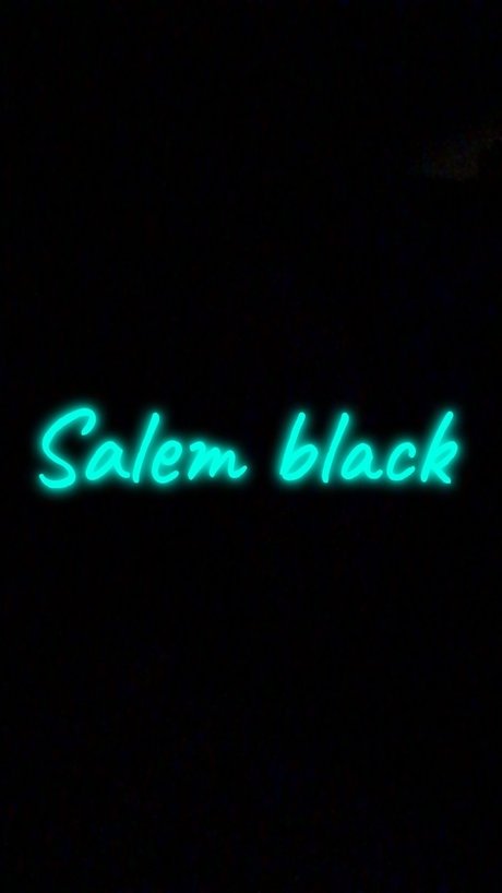 Foto nua vazada do OnlyFans de Salem Black