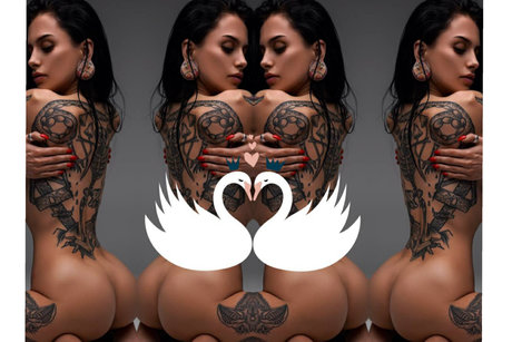 Photo nue de fuite OnlyFans de Tattoed Skinny