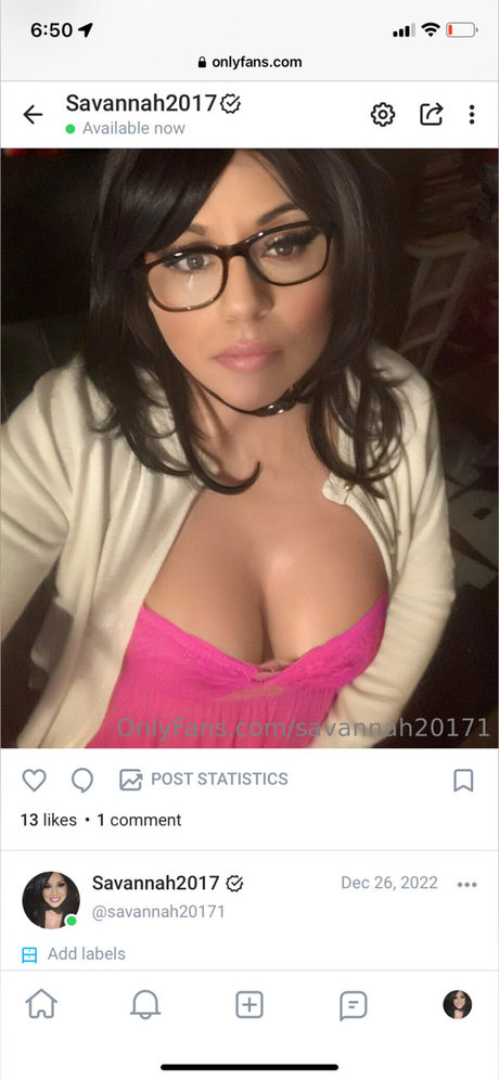 Nahá fotka uniklých OnlyFans od Savannah2017