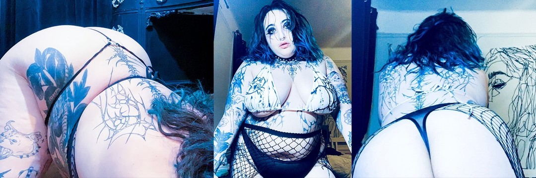 Alasti lekkinud OnlyFans-i pilt Tattdgothbaddie  Goth Goddess  No Ppv #2