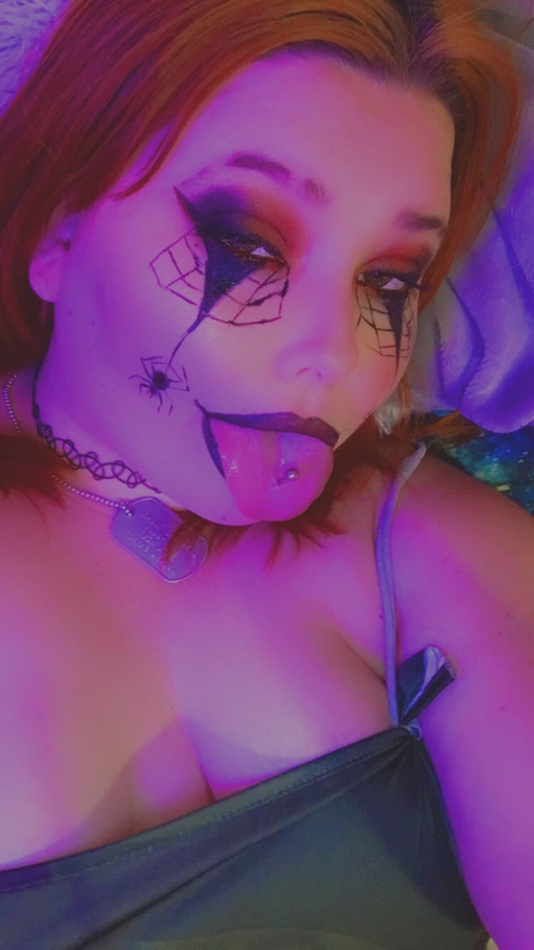 Naken läckt OnlyFans-bild av Gothgirl69 #2