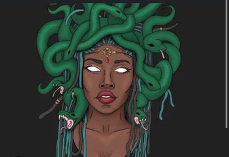 Foto nua vazada do OnlyFans de The Medusa 