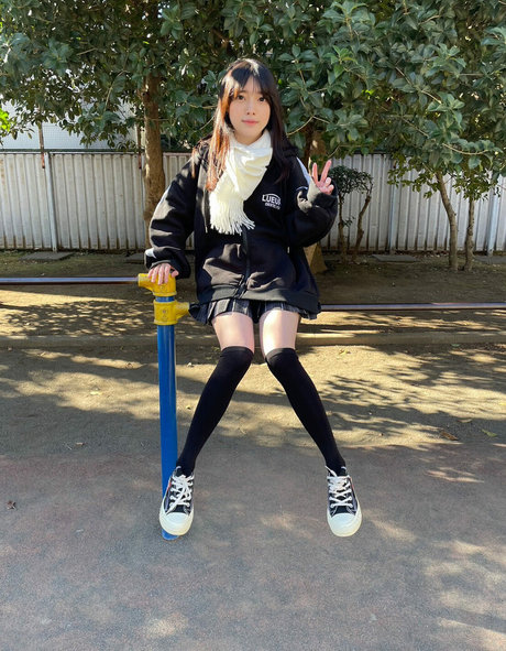 Naakte gelekte OnlyFans-foto van Miyuudayo