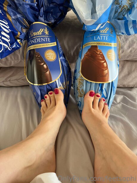 Naken läckt OnlyFans-bild av Feetsophi