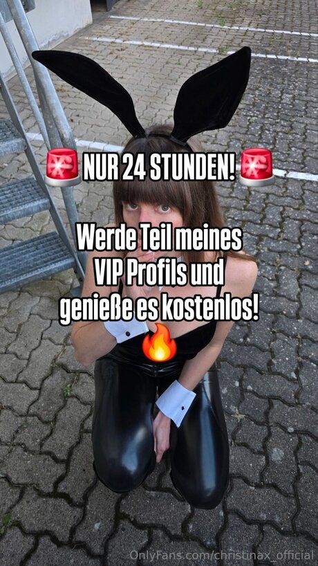 Naken läckt OnlyFans-bild av Christinax Official