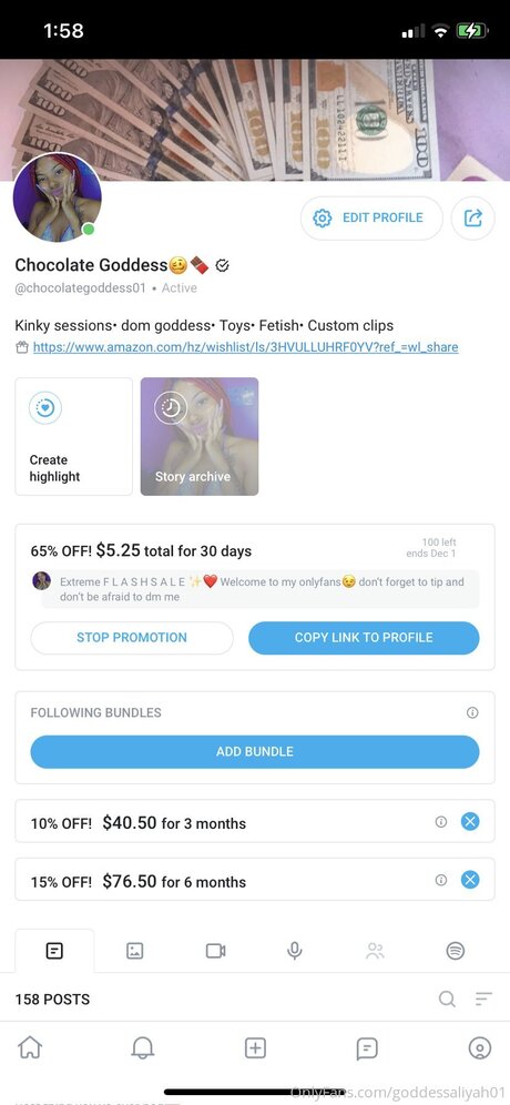 Goddessaliyah01 OnlyFans 유출 누드 사진