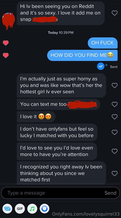 Foto desnuda filtrada de OnlyFans de Lovelysquirrel33