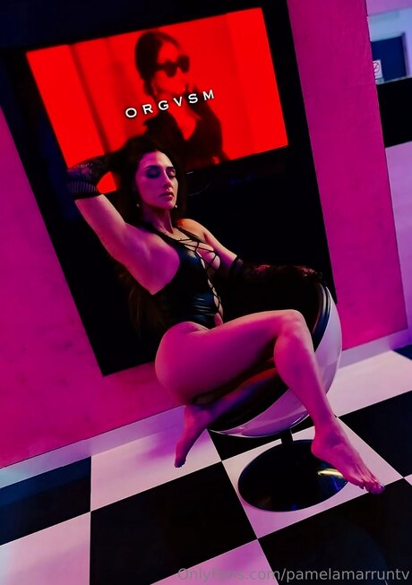 Naken läckt OnlyFans-bild av Pamelamarruntv